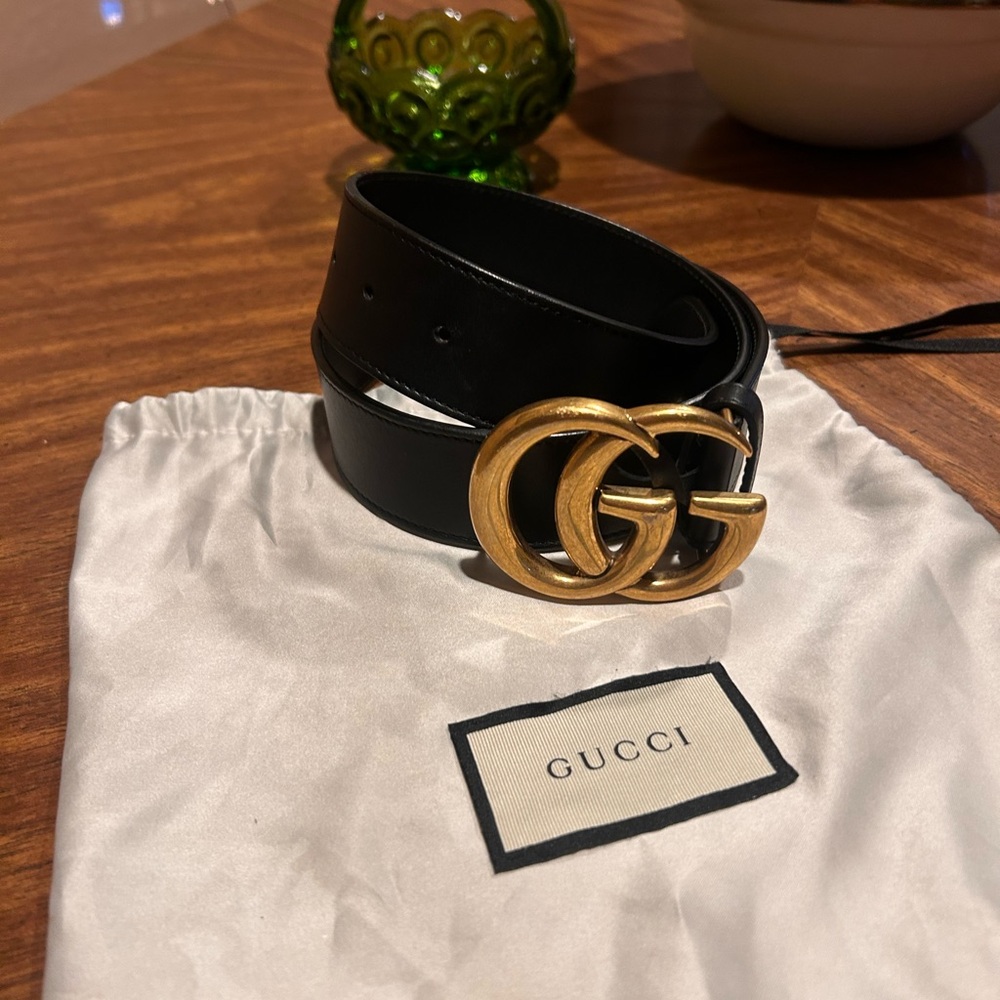 Gucci GG Marmont Wide Belt